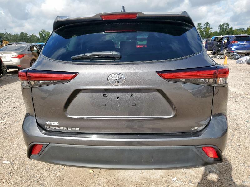 5TDKDRAH0PS515710 - 2023 TOYOTA HIGHLANDER L Մոխրագույն լուսանկար 6
