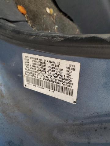 5FNRL38795B105808 - 2005 HONDA ODYSSEY EXL 蓝色 照片 13