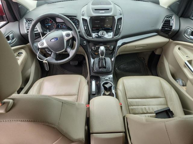 1FMCU0JX4FUC60251 - 2015 FORD ESCAPE TITANIUM RED photo 8