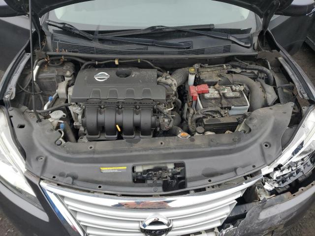 3N1AB7AP3DL756291 - 2013 NISSAN SENTRA S GRAY photo 11