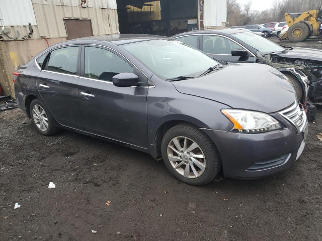 3N1AB7AP3DL756291 - 2013 NISSAN SENTRA S GRAY photo 4