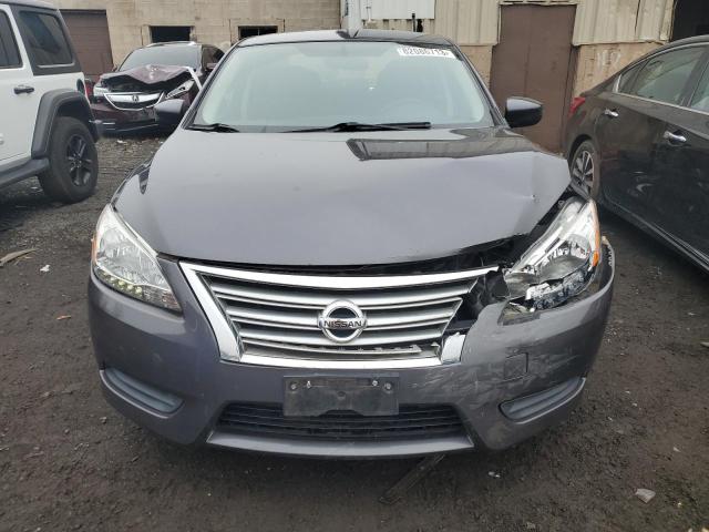 3N1AB7AP3DL756291 - 2013 NISSAN SENTRA S GRAY photo 5