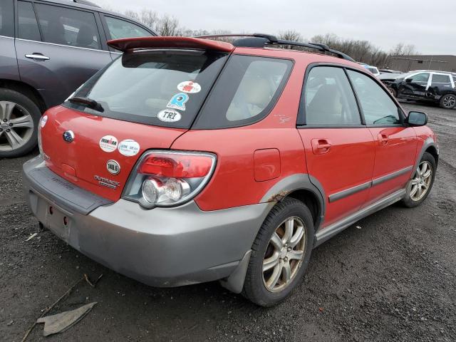 JF1GG68636H805156 - 2006 SUBARU IMPREZA OUTBACK SPORT RED photo 3