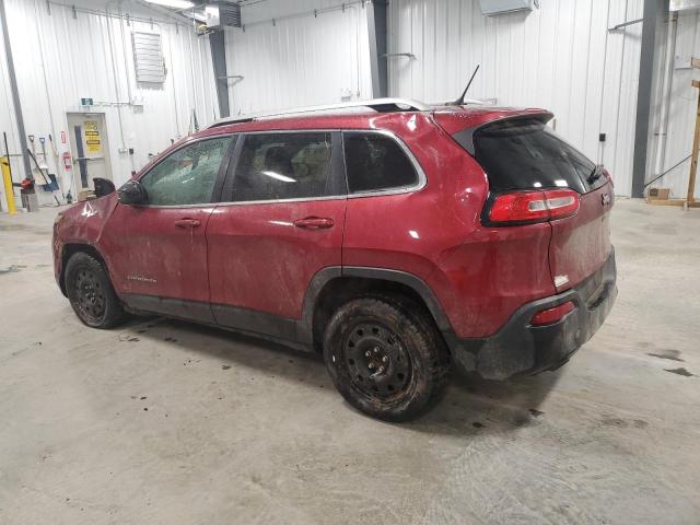 1C4PJLCBXFW585301 - 2015 JEEP CHEROKEE LATITUDE RED photo 2