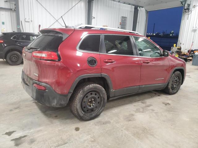 1C4PJLCBXFW585301 - 2015 JEEP CHEROKEE LATITUDE RED photo 3