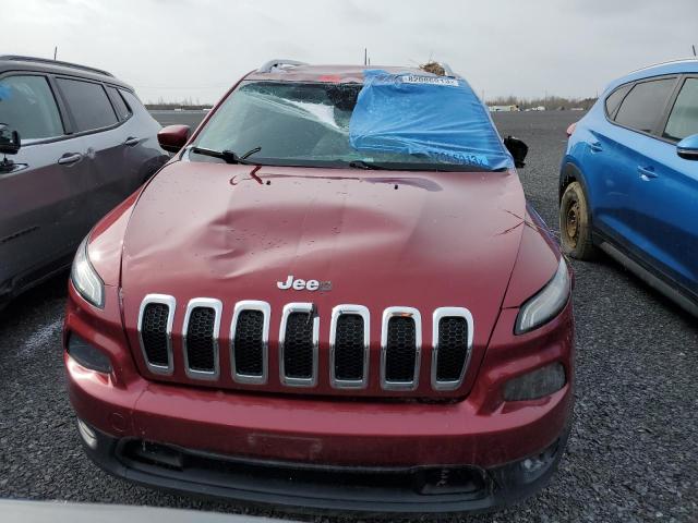 1C4PJLCBXFW585301 - 2015 JEEP CHEROKEE LATITUDE RED photo 5