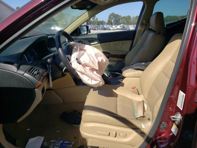 1HGCP2F83CA195724 - 2012 HONDA ACCORD EXL 勃艮第红 照片 7