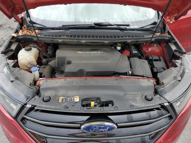2FMTK4APXFBB71755 - 2015 FORD EDGE SPORT წითელი ფოტო 12