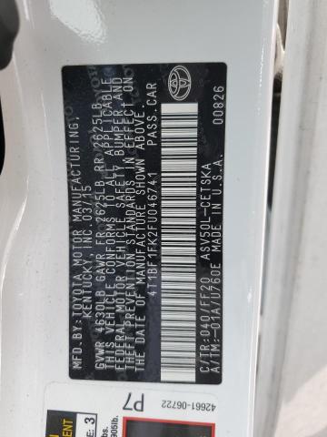 4T1BF1FK2FU046741 - 2015 TOYOTA CAMRY LE WHITE photo 12