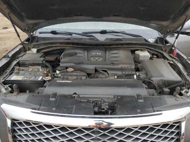 JN8AZ2NF9F9570736 - 2015 INFINITI QX80 GRAY photo 12