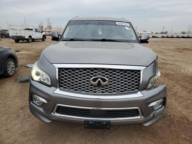 JN8AZ2NF9F9570736 - 2015 INFINITI QX80 GRAY photo 5