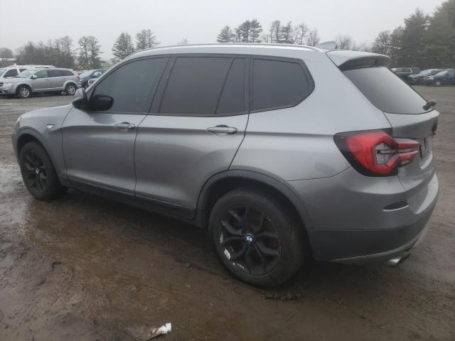 5UXWX9C59D0A32888 - 2013 BMW X3 XDRIVE28I GRAY photo 2