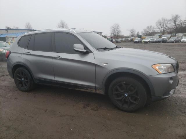 5UXWX9C59D0A32888 - 2013 BMW X3 XDRIVE28I GRAY photo 4