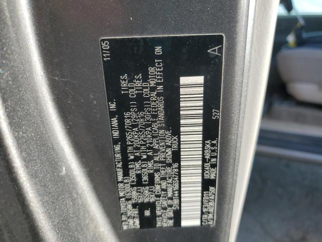 5TBBT44166S477816 - 2006 TOYOTA TUNDRA ACCESS CAB SR5 GRAY photo 12