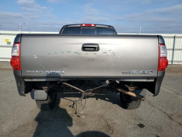 5TBBT44166S477816 - 2006 TOYOTA TUNDRA ACCESS CAB SR5 GRAY photo 6