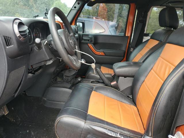 1J4AA2D13BL511505 - 2011 JEEP WRANGLER SPORT Orange Foto 7