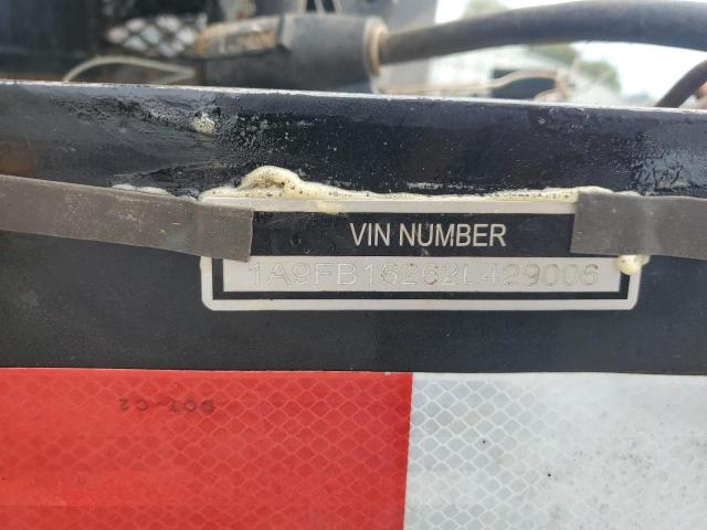 1A9FB16262L429006 - 2002 UTILITY TRAILER Սև լուսանկար 10