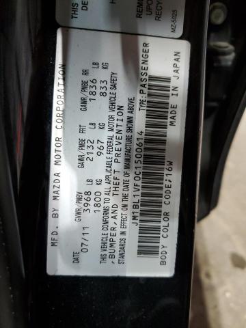 JM1BL1VF0C1500614 - 2012 MAZDA 3 I Qara foto 12