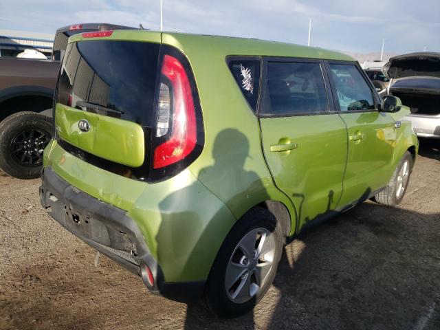 KNDJN2A22F7770816 - 2015 KIA SOUL GREEN photo 3