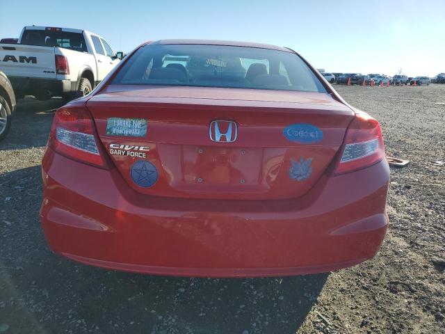 2HGFG3B53CH553842 - 2012 HONDA CIVIC LX RED photo 6