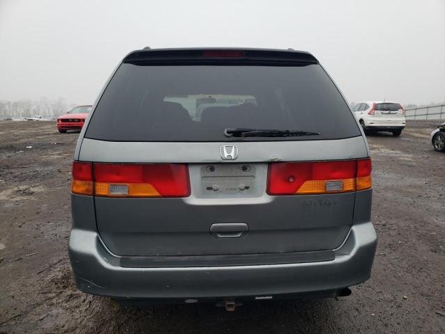 5FNRL18692B035430 - 2002 HONDA ODYSSEY EX GRAY photo 6