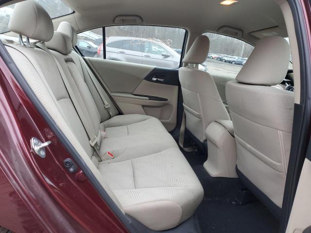 1HGCR2F32GA039436 - 2016 HONDA ACCORD LX BURGUNDY photo 10