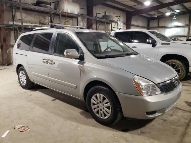 KNDMG4C71C6443238 - 2012 KIA SEDONA LX SILVER photo 4