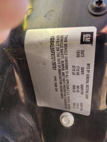 1G8AL55FX7Z178701 - 2007 SATURN ION LEVEL 3 SILVER photo 13