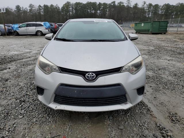 5YFBURHE3EP137996 - 2014 TOYOTA COROLLA L SILVER photo 5