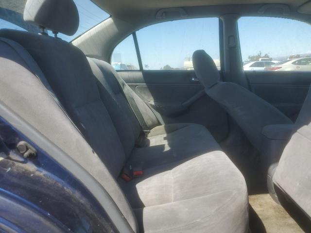 2HGES26723H536062 - 2003 HONDA CIVIC EX BLUE photo 10