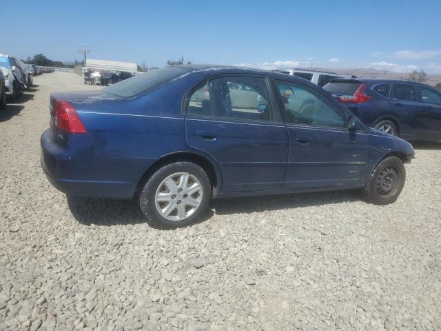 2HGES26723H536062 - 2003 HONDA CIVIC EX BLUE photo 3