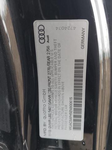 WUAC6AFH5EN900615 - 2014 AUDI RS5 BLACK photo 13