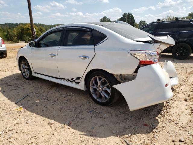 3N1AB7APXDL747636 - 2013 NISSAN SENTRA S WHITE photo 2