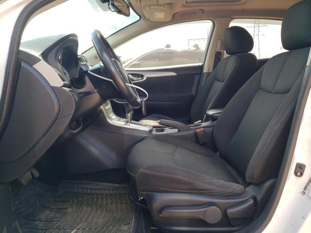 3N1AB7APXDL747636 - 2013 NISSAN SENTRA S WHITE photo 7