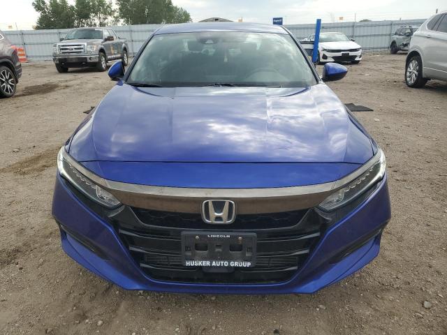 1HGCV1F3XJA230258 - 2018 HONDA ACCORD SPORT BLUE photo 5