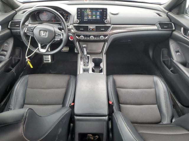 1HGCV1F3XJA230258 - 2018 HONDA ACCORD SPORT BLUE photo 8