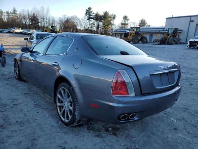 ZAMFE39A170032289 - 2007 MASERATI QUATTROPOR M139 GRAY photo 2