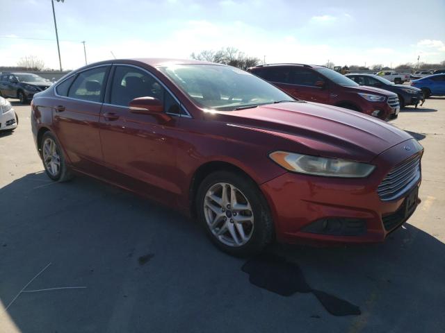 3FA6P0HRXDR177207 - 2013 FORD FUSION SE RED photo 4