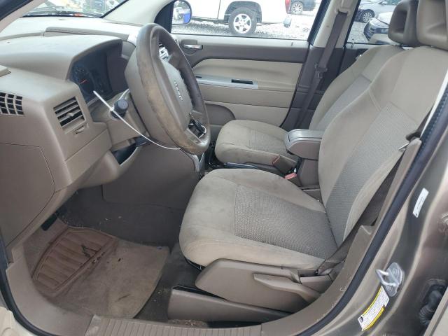 1J8FT47098D660985 - 2008 JEEP COMPASS SPORT თაფლისფერი ფოტო 7