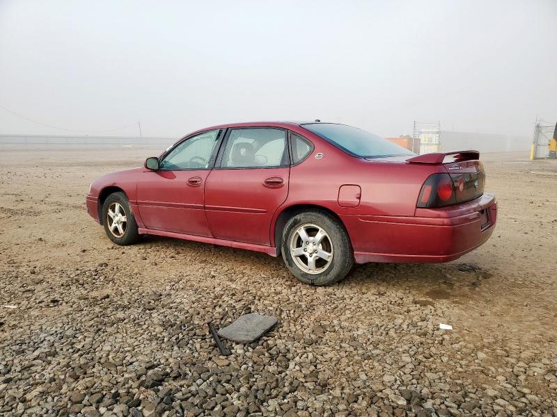 2G1WH52K159307245 - 2005 CHEVROLET IMPALA LS 勃艮第红 照片 2