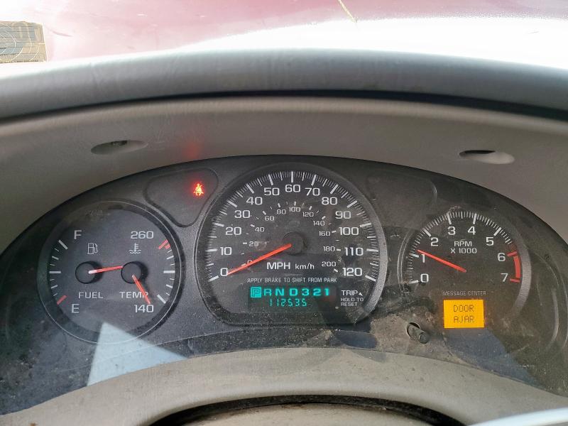 2G1WH52K159307245 - 2005 CHEVROLET IMPALA LS 勃艮第红 照片 9