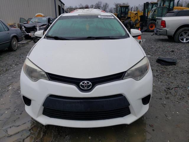 5YFBURHE2FP345434 - 2015 TOYOTA COROLLA L WHITE photo 5