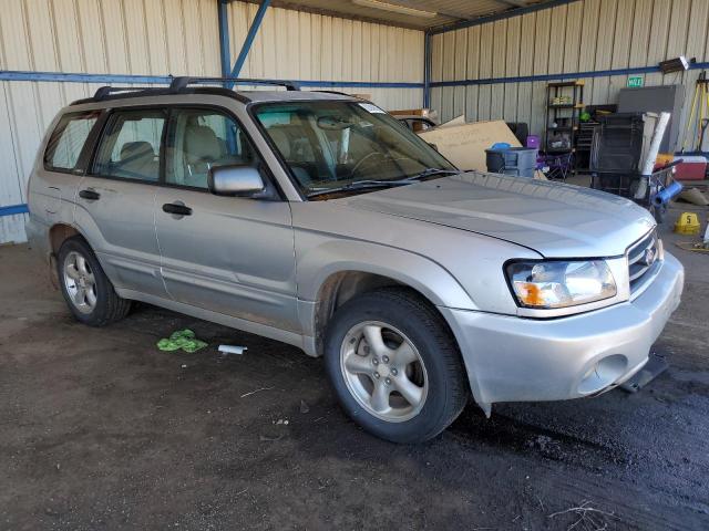 JF1SG65694H734329 - 2004 SUBARU FORESTER 2.5XS Серебристый фото 4