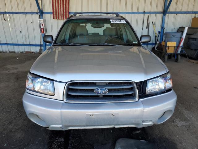 JF1SG65694H734329 - 2004 SUBARU FORESTER 2.5XS Серебристый фото 5