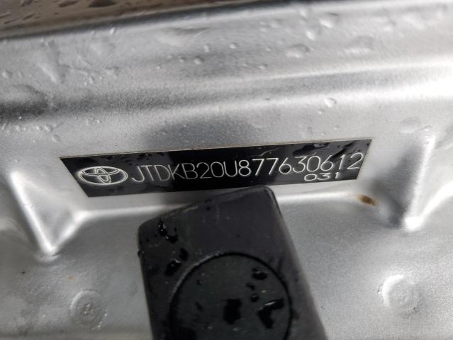 JTDKB20U877630612 - 2007 TOYOTA PRIUS 银色 照片 13