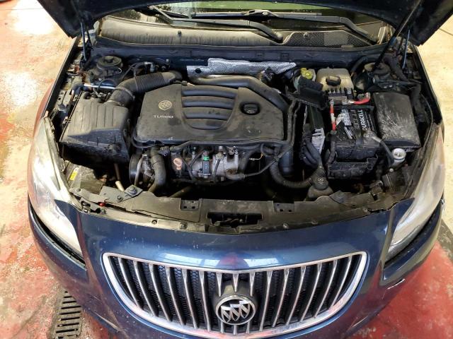 W04G05GV7B1066078 - 2011 BUICK REGAL CXL BLUE photo 11