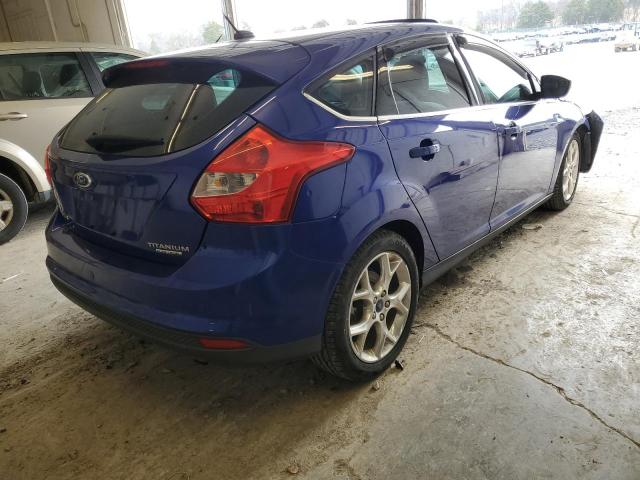 1FADP3N26EL362564 - 2014 FORD FOCUS TITANIUM BLUE photo 3