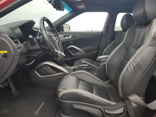 KMHTC6AE1HU308537 - 2017 HYUNDAI VELOSTER TURBO 红色 照片 7