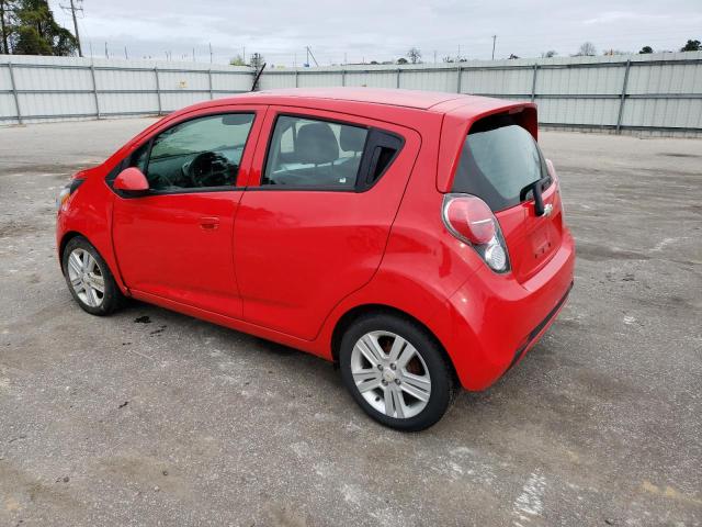 KL8CD6S93FC795254 - 2015 CHEVROLET SPARK 1LT RED photo 2