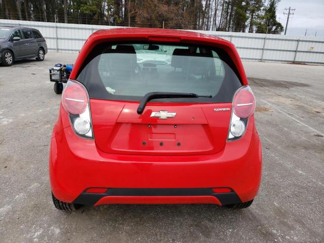 KL8CD6S93FC795254 - 2015 CHEVROLET SPARK 1LT RED photo 6